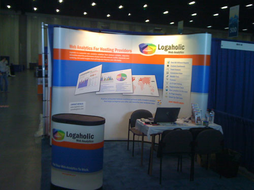 Our Booth #740 at HostingCon 2011